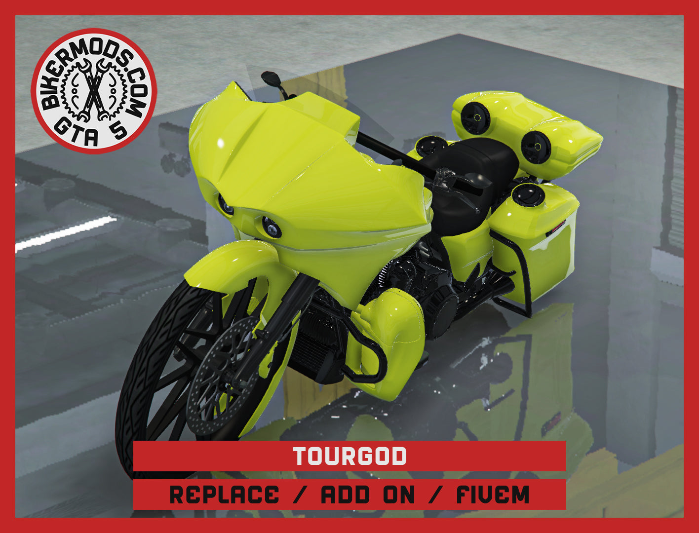 Tourgod (Replace / Add On / FiveM) Animated RGB Lights 241k Poly