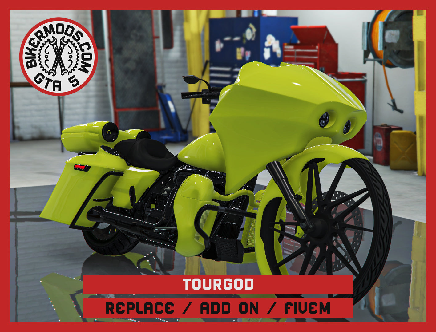 Tourgod (Replace / Add On / FiveM) Animated RGB Lights 241k Poly
