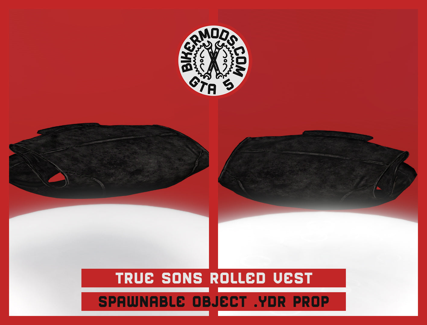 True Sons Rolled Vest Prop