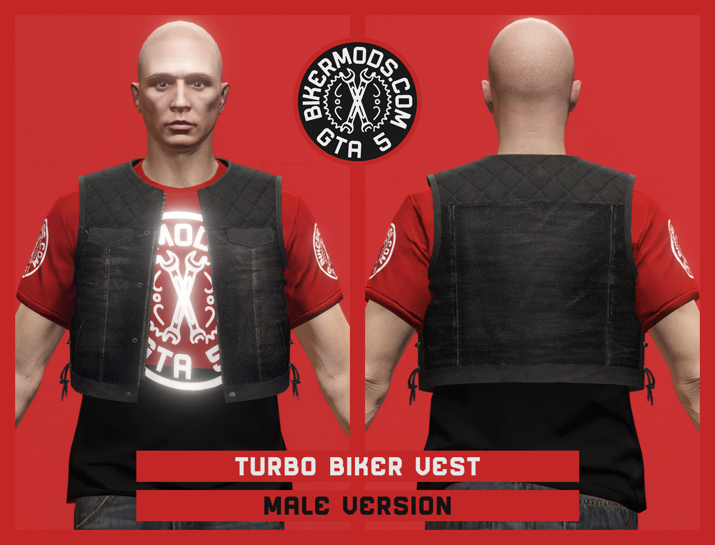 Turbo Biker Vest (Male) Shorty Style