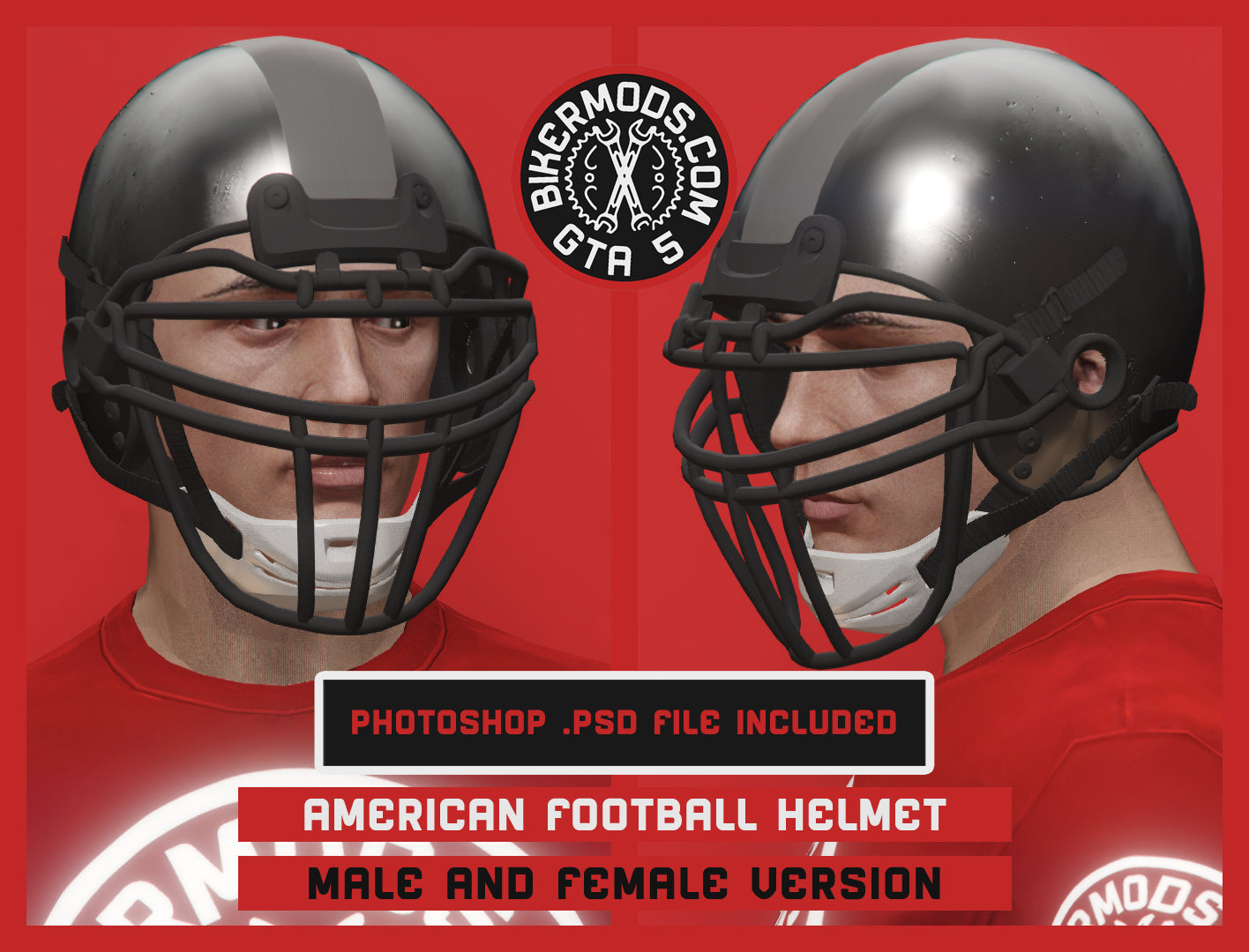 Ultimate American Football Helmet (Photoshop Template Included)