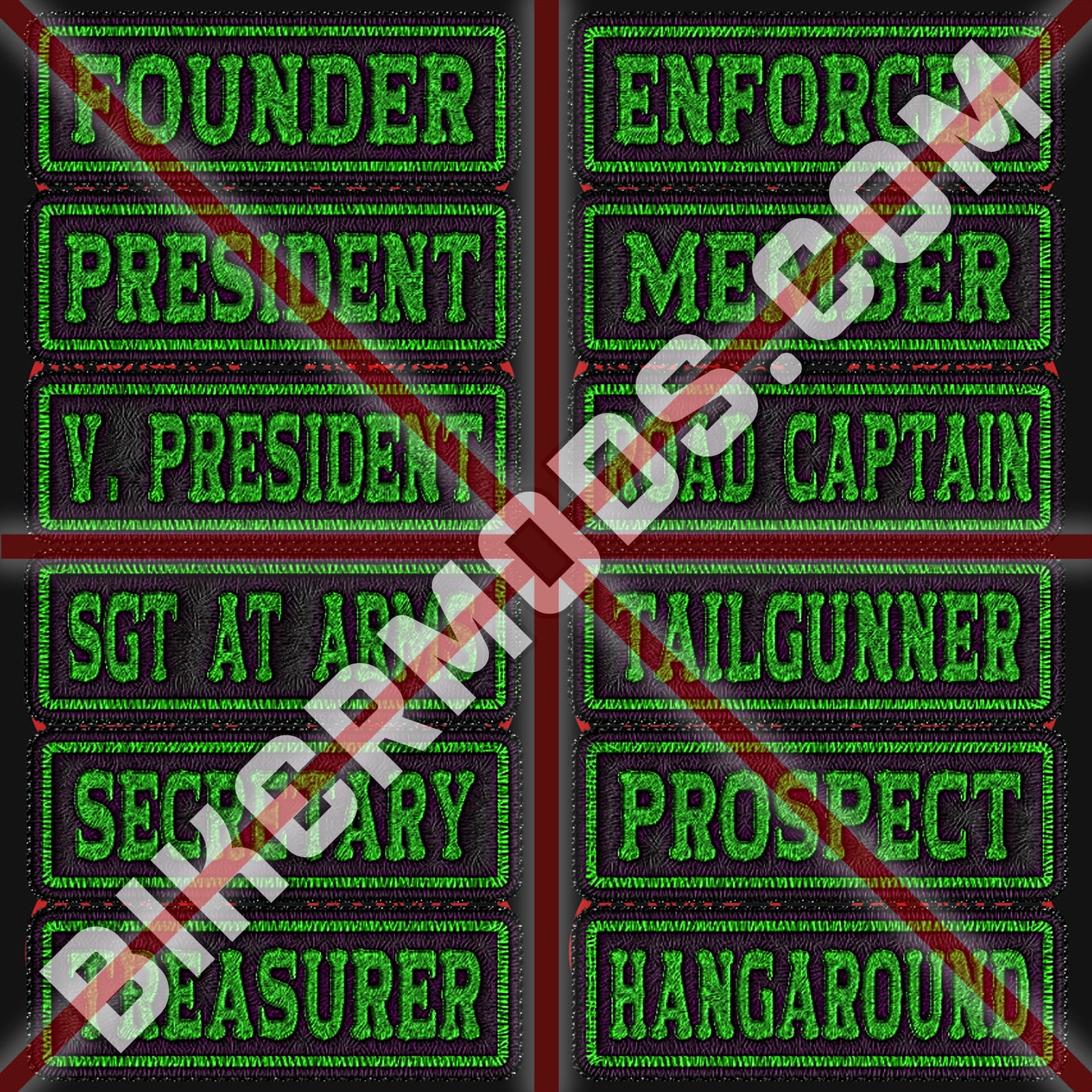 Ultimate Generic Ranks Flash Set (Black & Green)