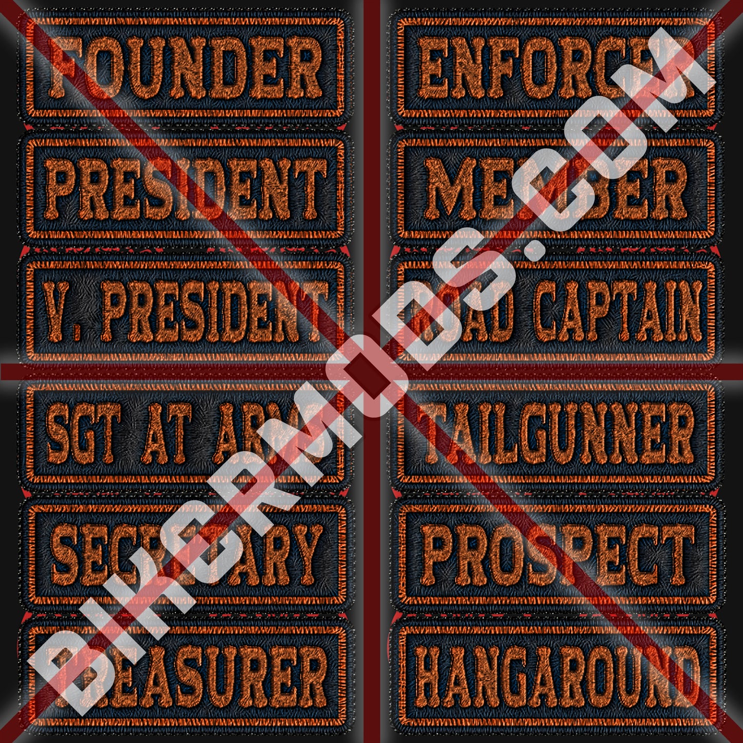 Ultimate Generic Ranks Flash Set (Black & Orange)