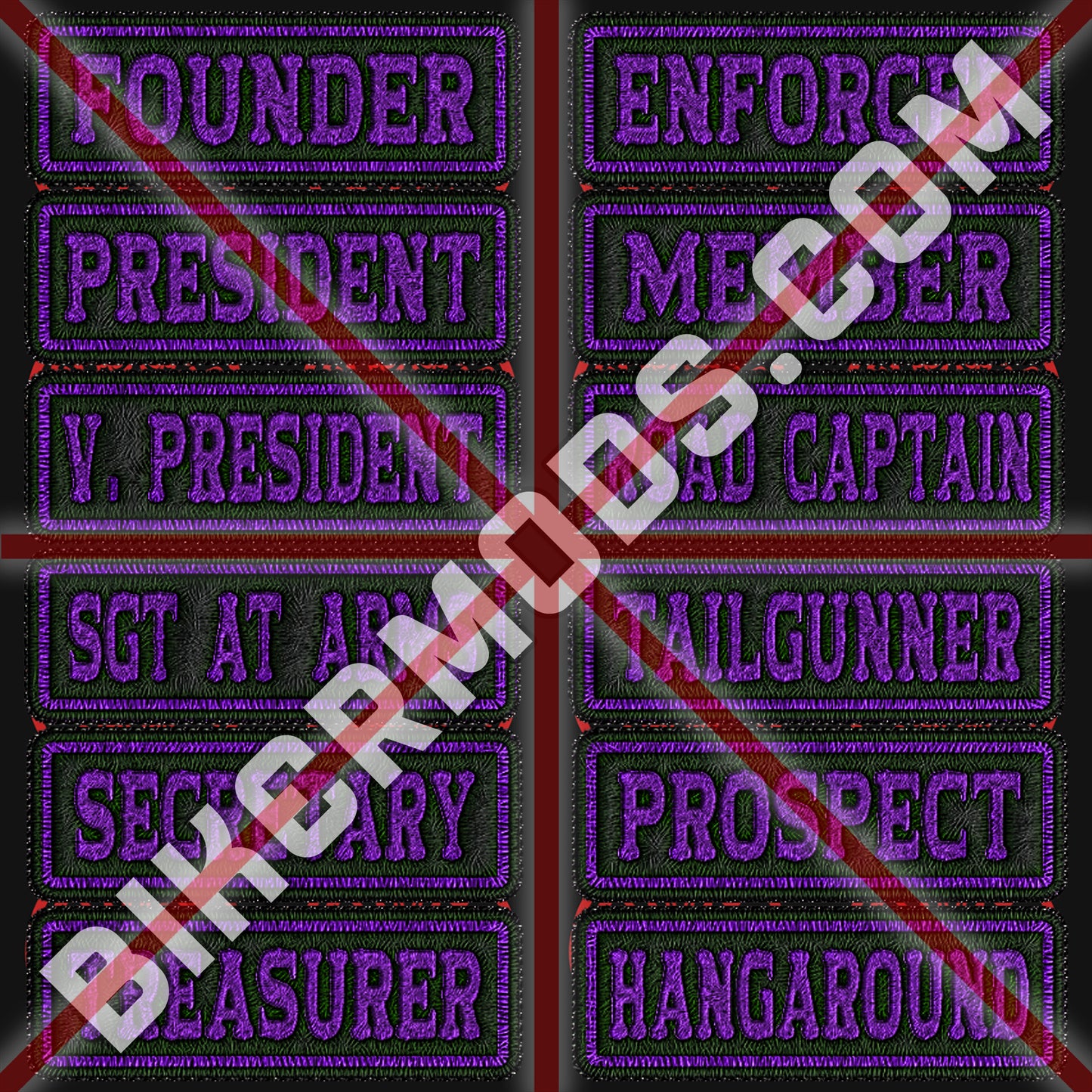 Ultimate Generic Ranks Flash Set (Black & Purple)