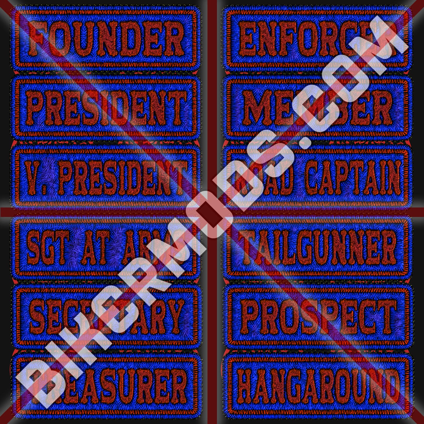 Ultimate Generic Ranks Flash Set (Blue & Red)