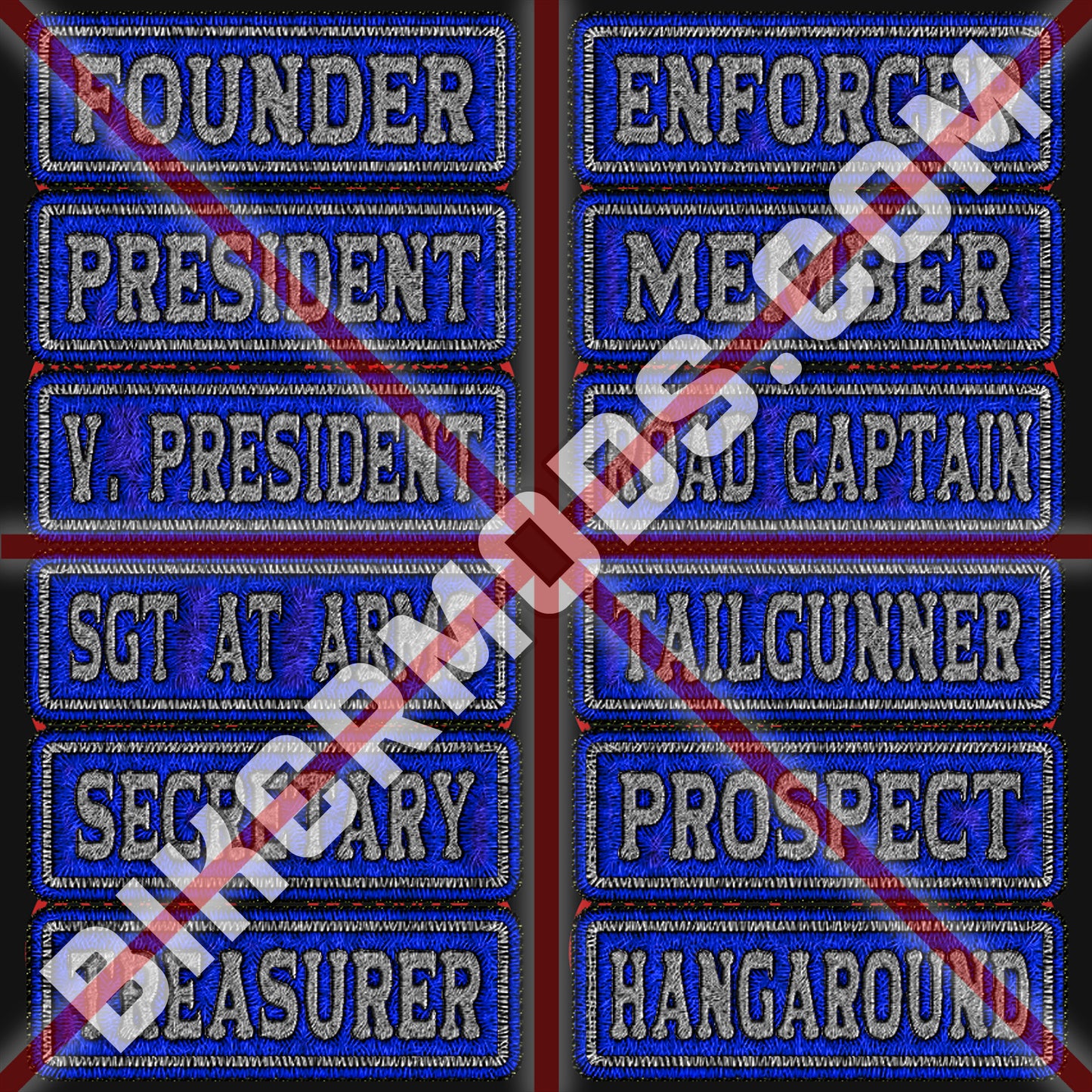 Ultimate Generic Ranks Flash Set (Blue & White)