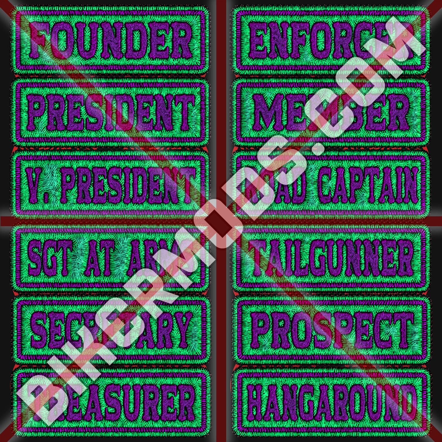 Ultimate Generic Ranks Flash Set (Green & Purple)