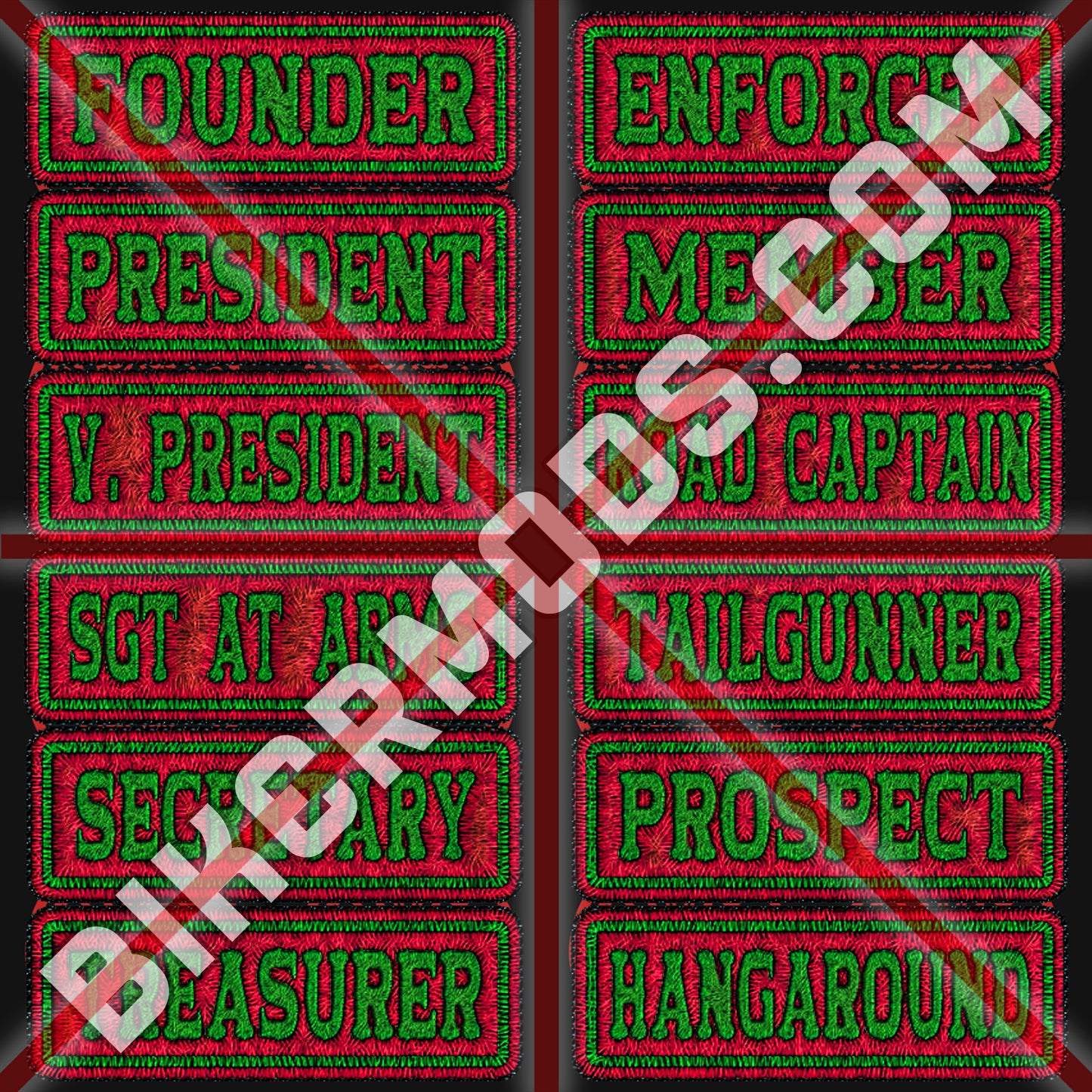 Ultimate Generic Ranks Flash Set (Green & Red)