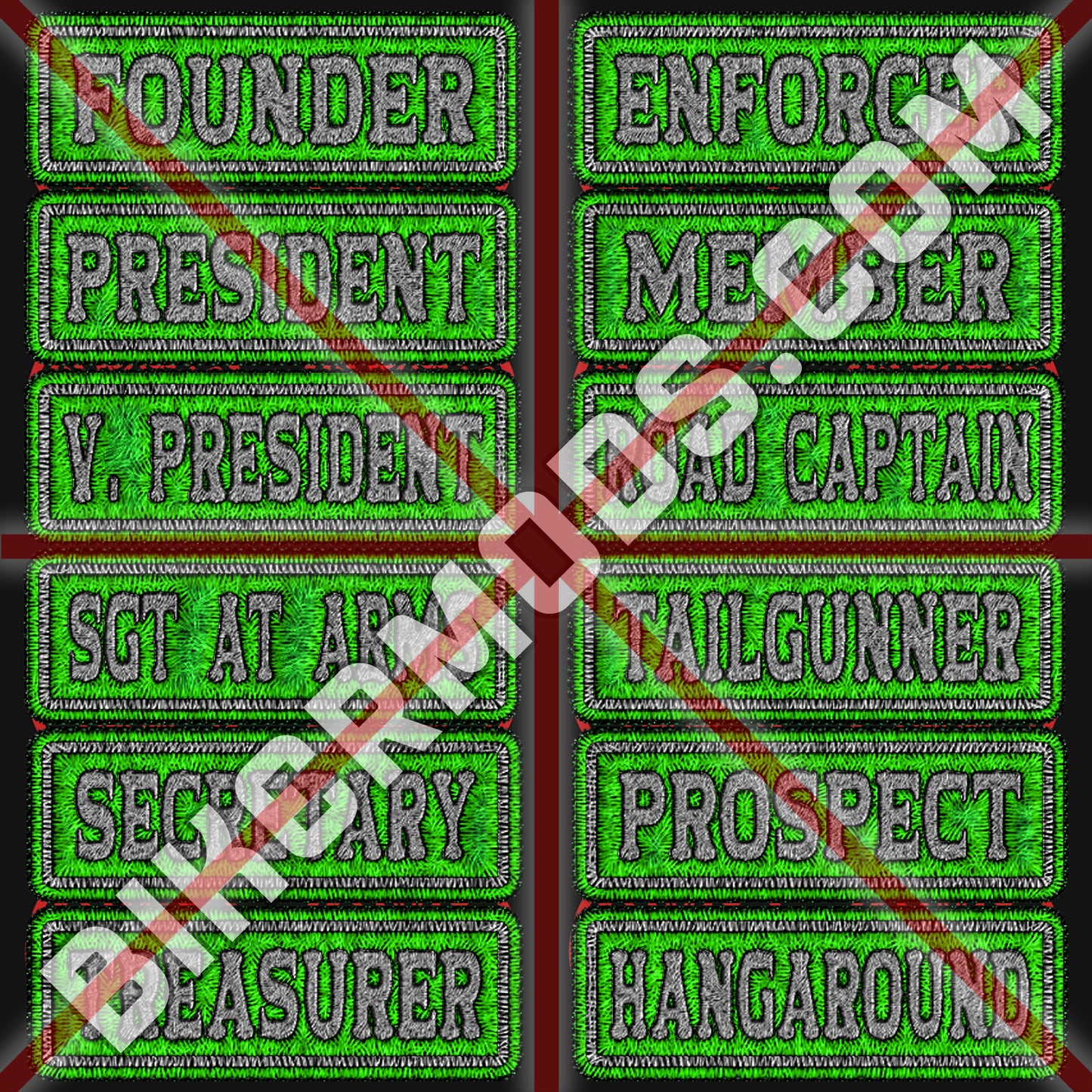 Ultimate Generic Ranks Flash Set (Green & White)