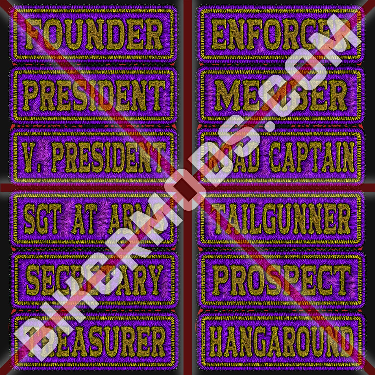 Ultimate Generic Ranks Flash Set (Purple & Yellow)