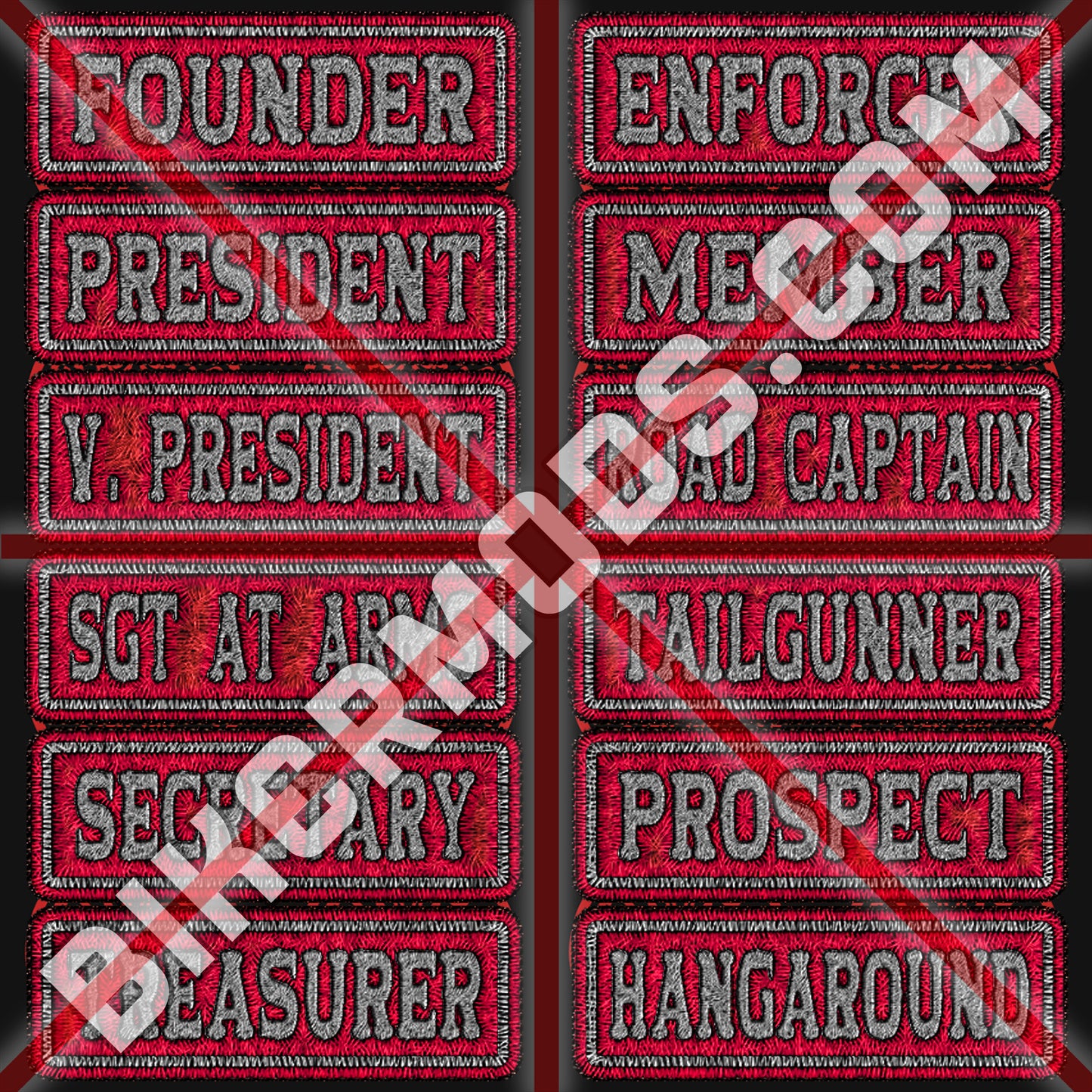 Ultimate Generic Ranks Flash Set (Red & White)