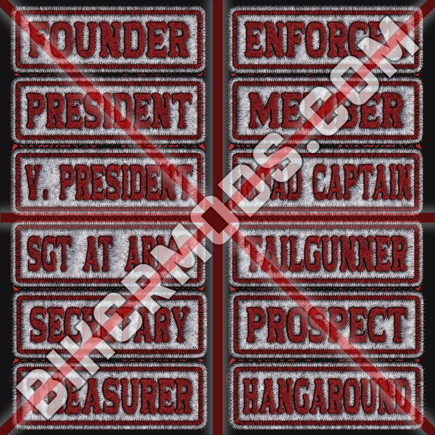 Ultimate Generic Ranks Flash Set (White & Red)