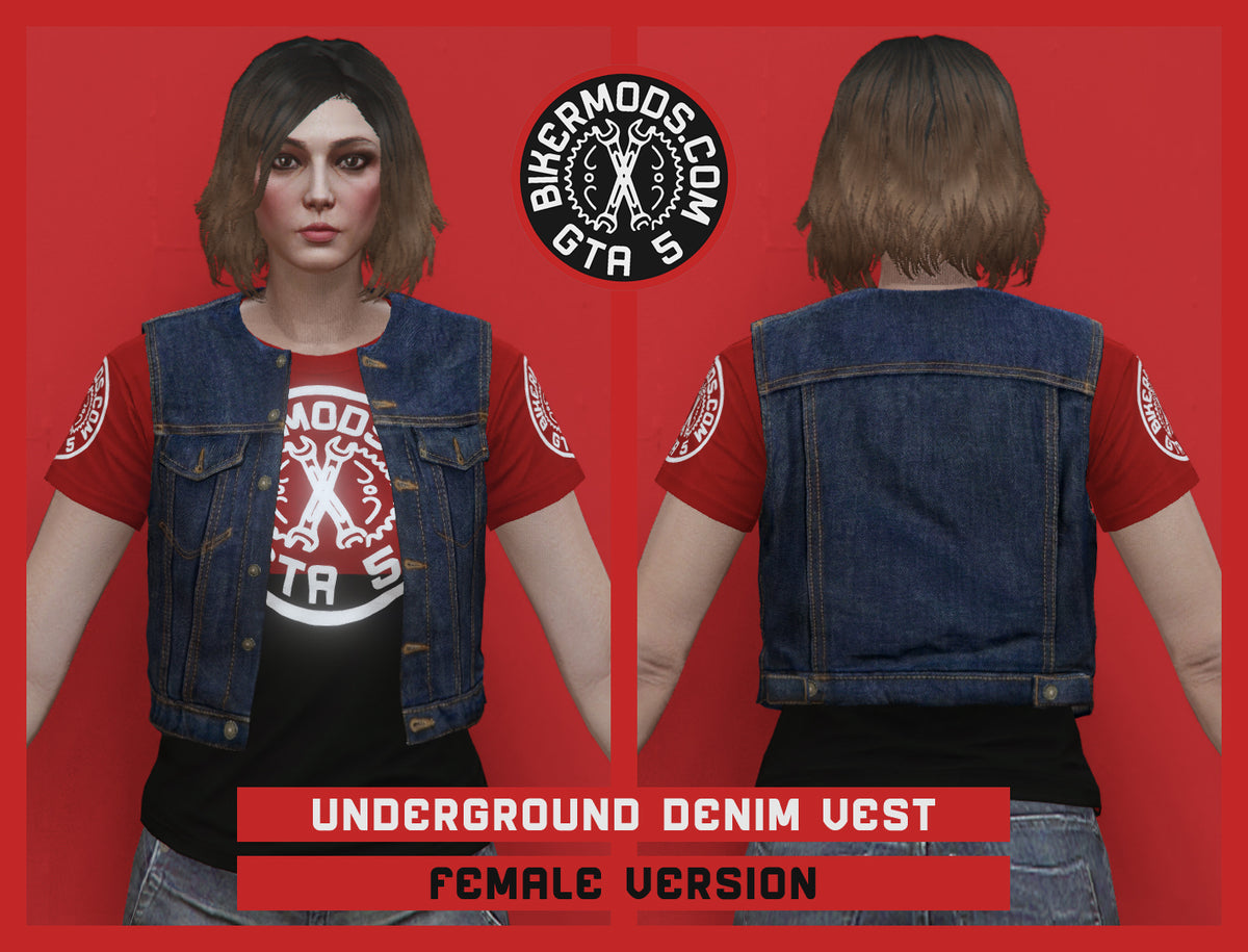 Underground Denim Vest (Female)