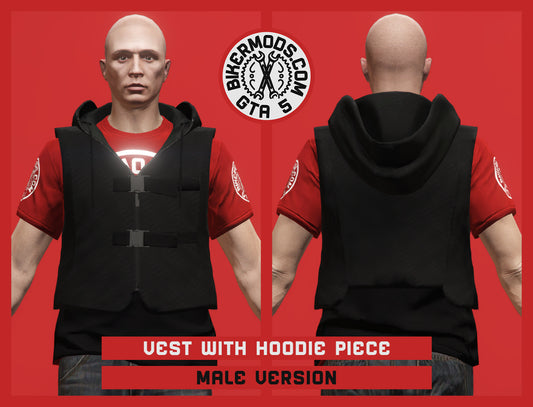 Vest with Hoodie Piece (Male)