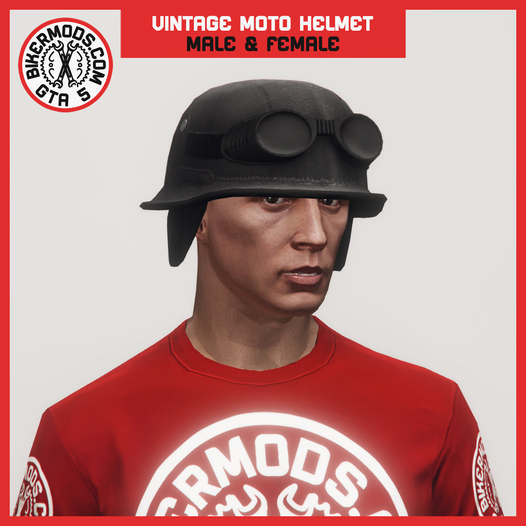 Vintage Motorcycle Helmet