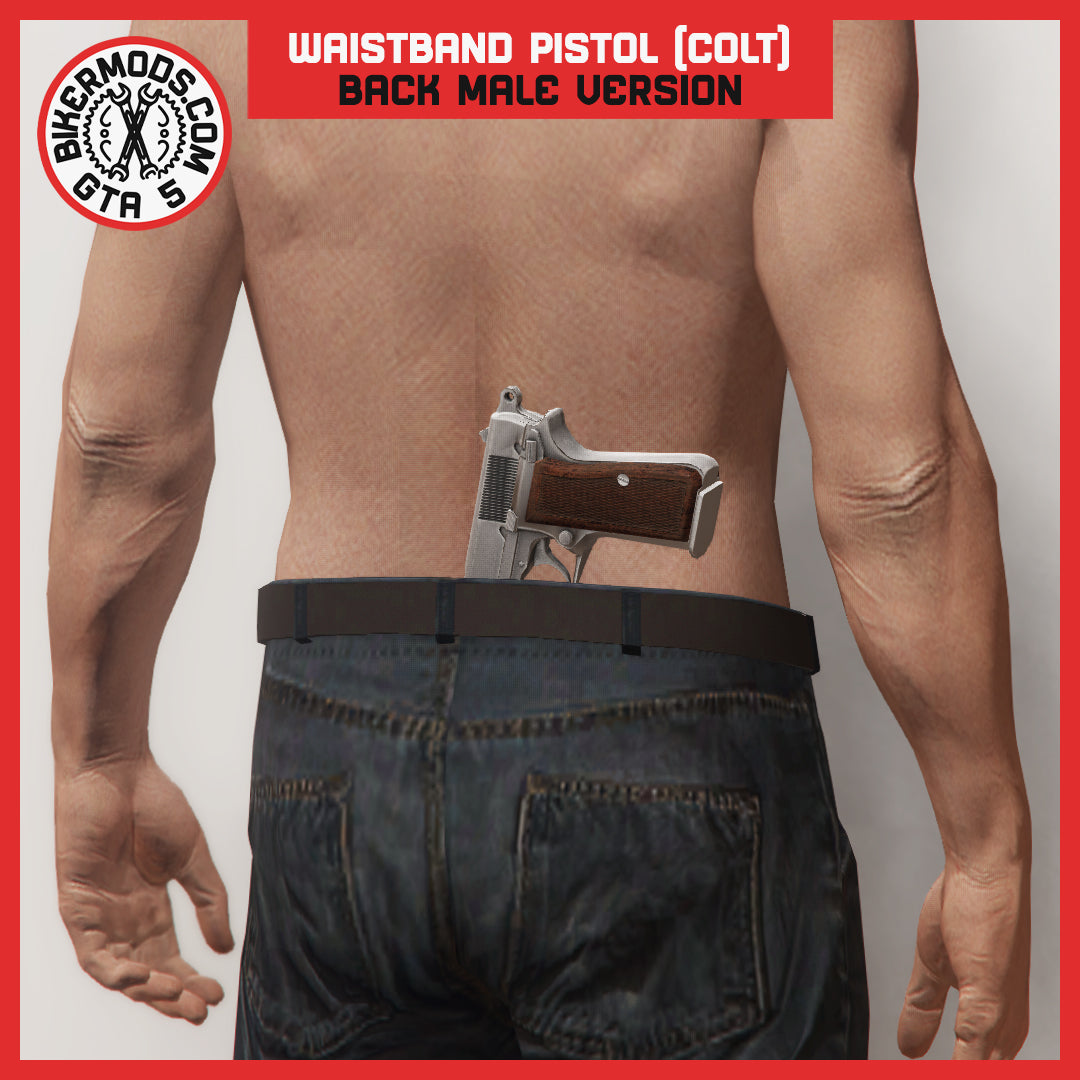 Waistband Pistol (Colt) Back
