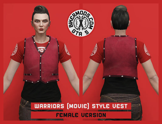 Warriors Style Vest (Female) Closed