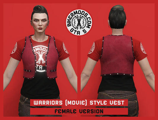 Warriors Style Vest (Female) Open