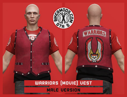 Warriors Vest (Male) Closed Movie Version