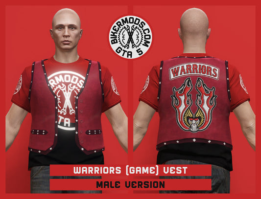 Warriors Vest (Male) Open Game Version