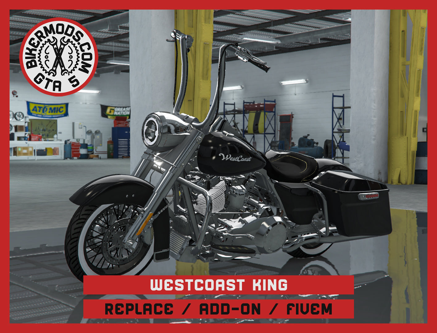Westcoast King (Replace / Add On / FiveM) 173k Poly