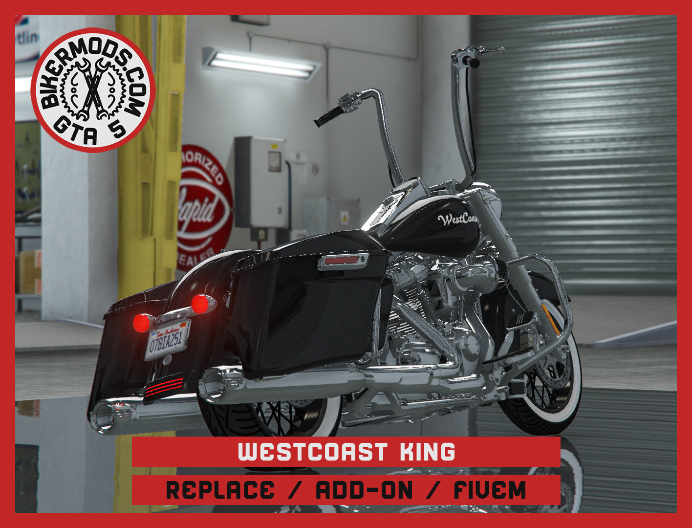 Westcoast King (Replace / Add On / FiveM) 173k Poly