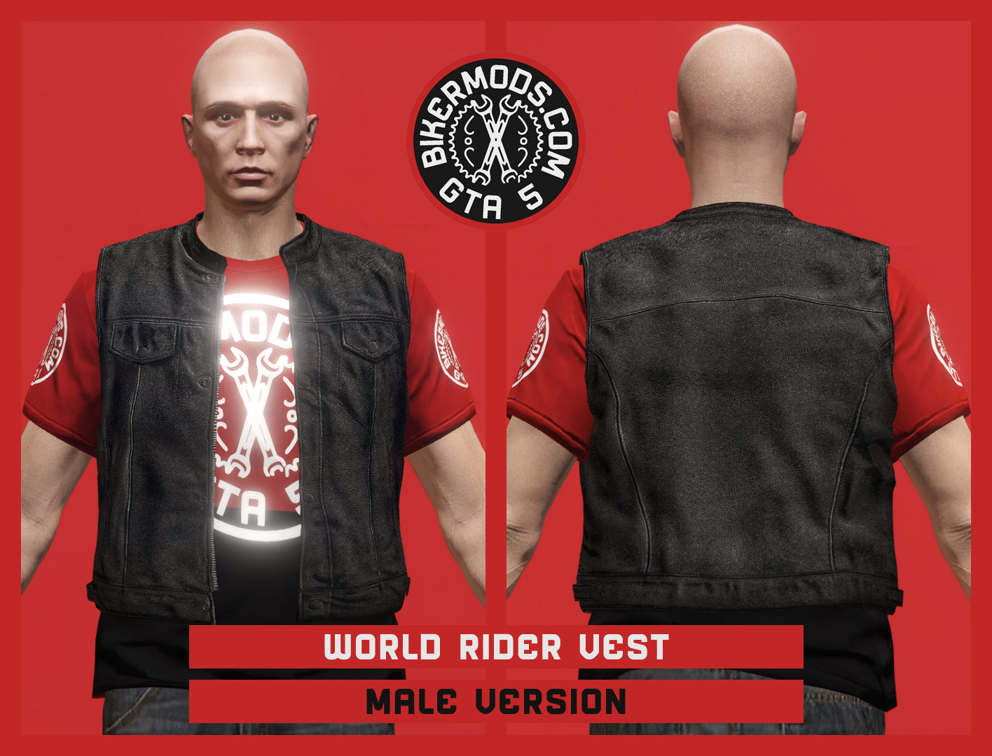 World Rider Textured Style Vest (Male)