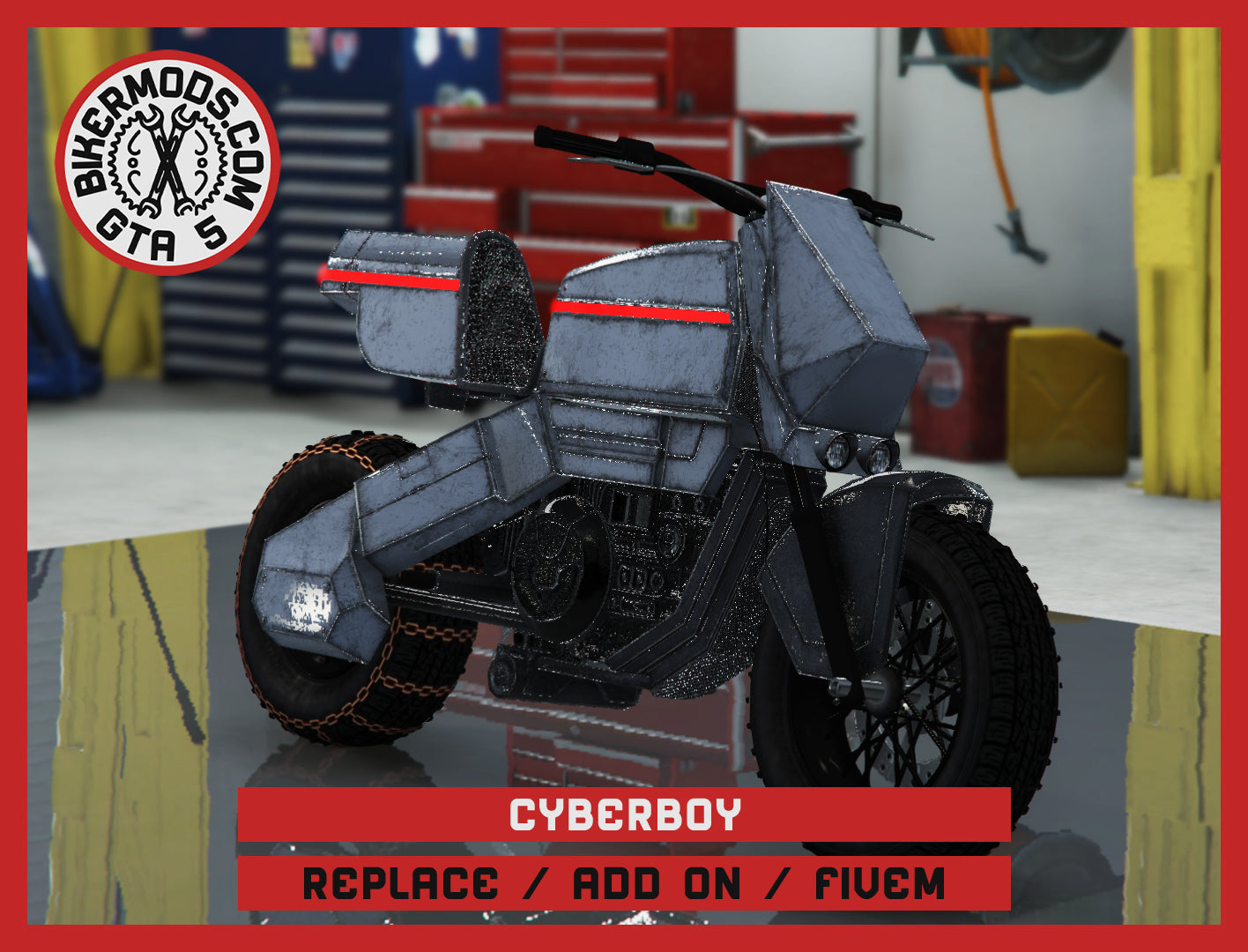 Cyberboy (Replace / Add On / FiveM) 41k Poly