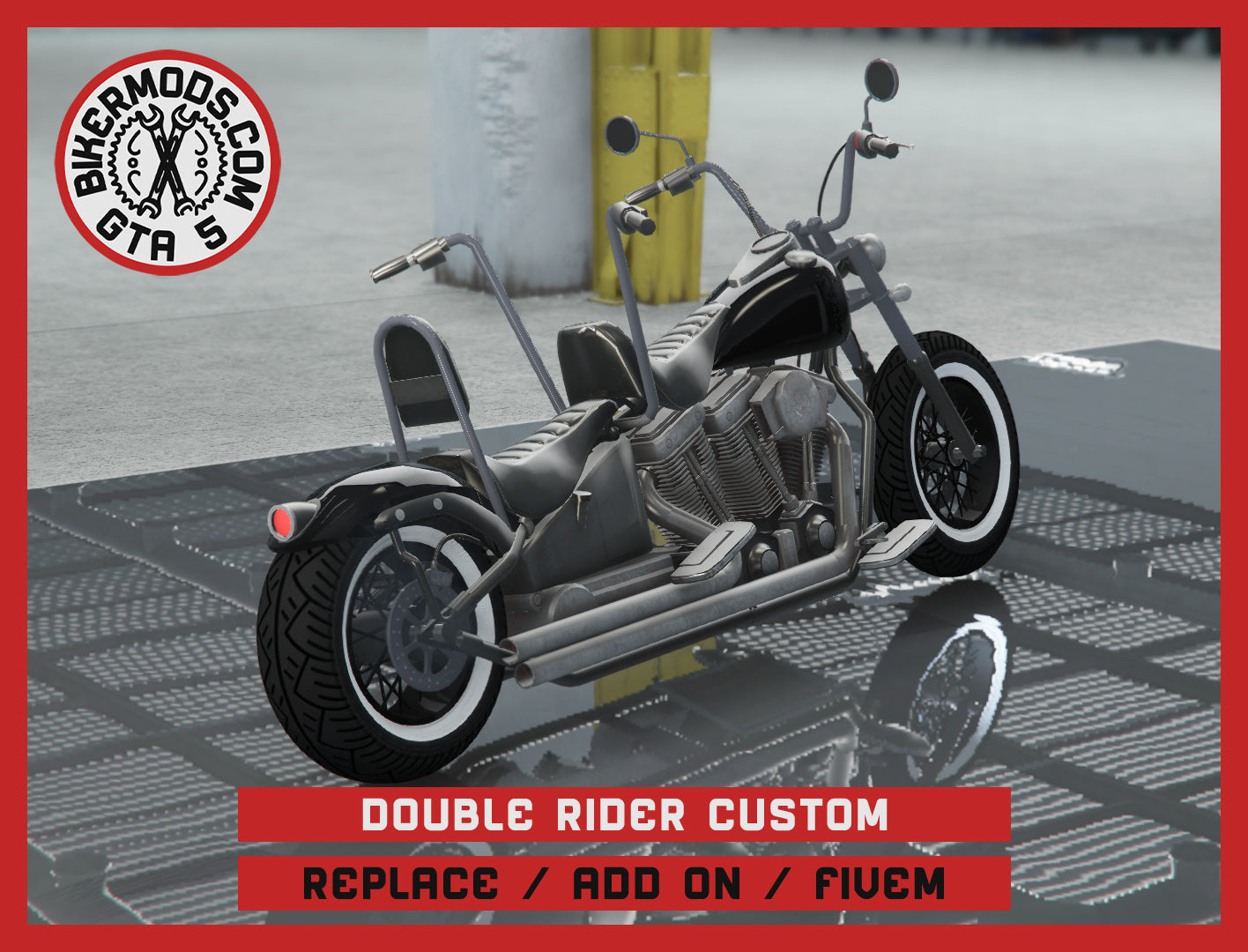 Double Rider Custom (Replace / Add On / FiveM) 63k Poly