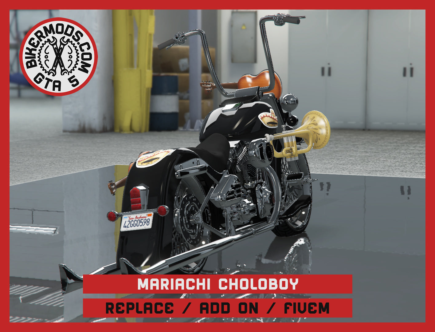 Mariachi CholoBoy (Replace / Add On / FiveM) 154k Poly