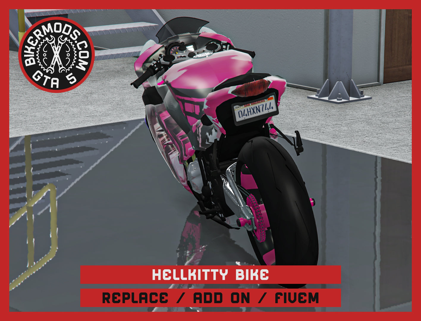 Hellkitty Bike (Replace Add On FiveM) 396k Poly