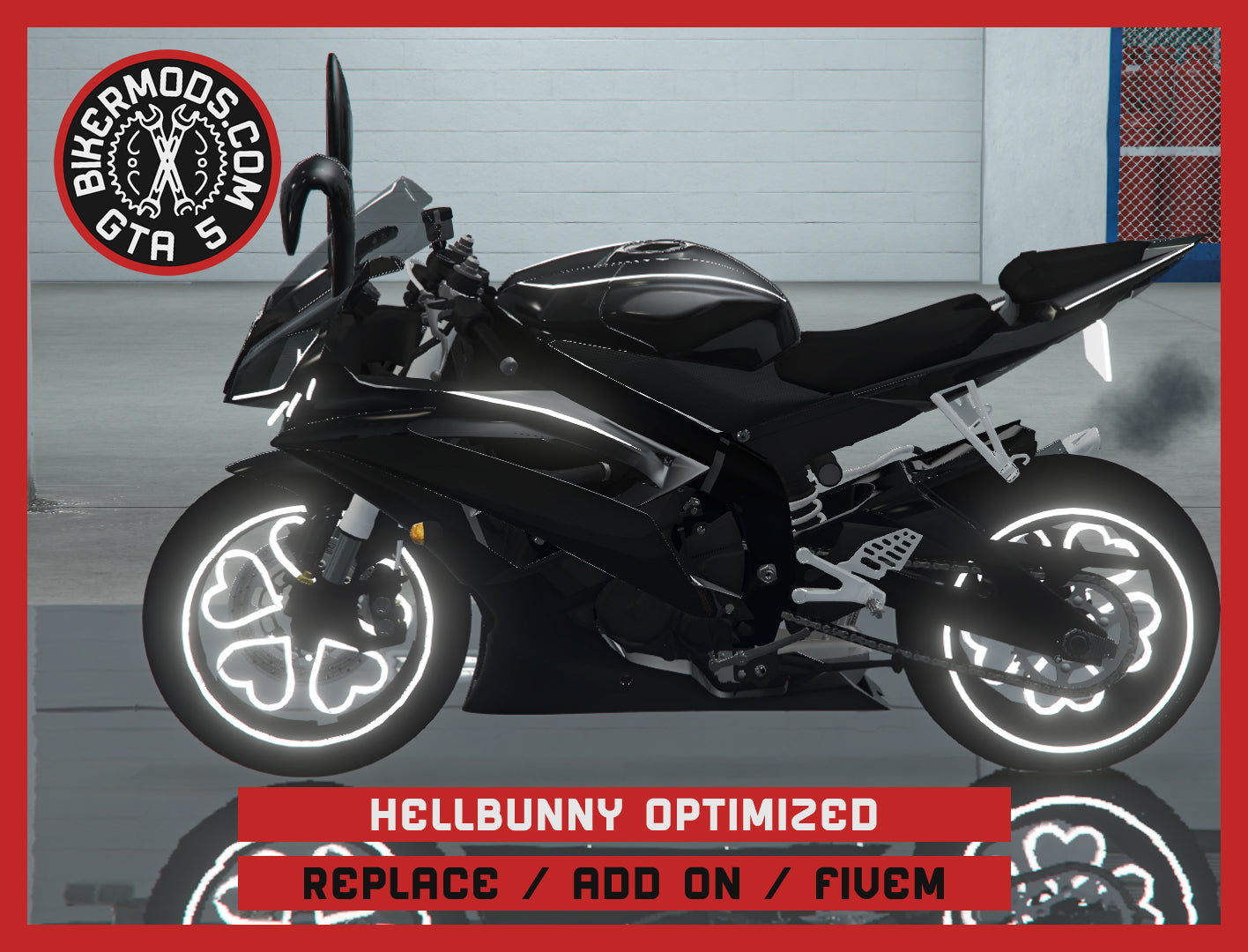 Hellbunny Bike Optimized (Replace / Add On / FiveM) 250k Poly