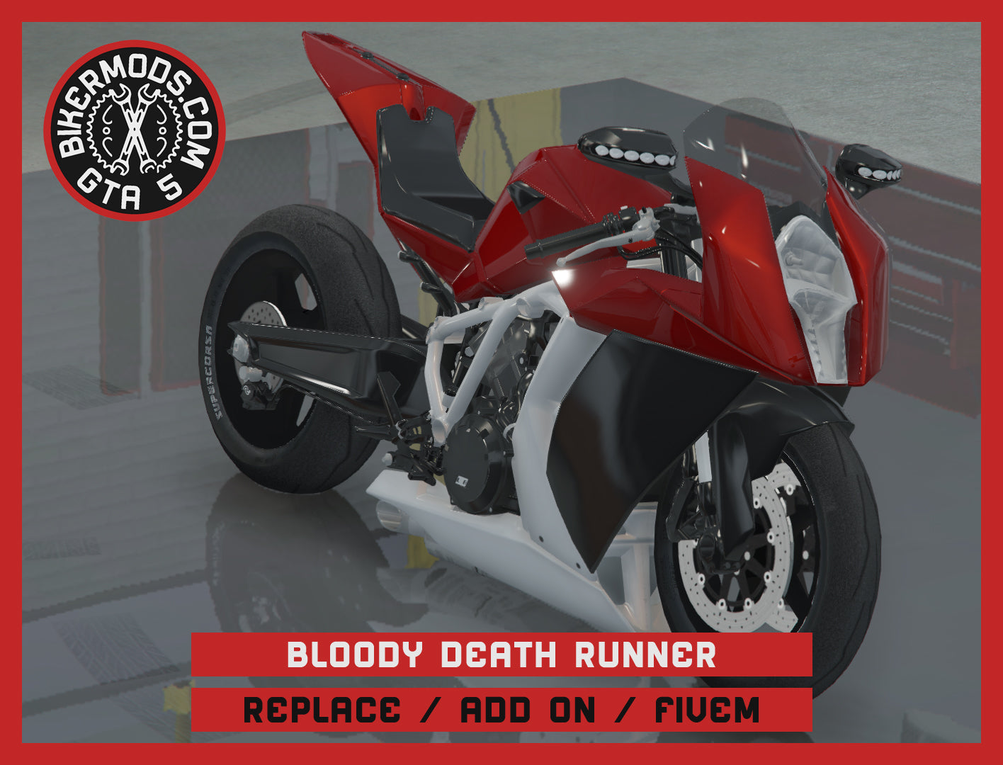 Bloody Death Runner (Replace / Add On / FiveM) 48k Poly