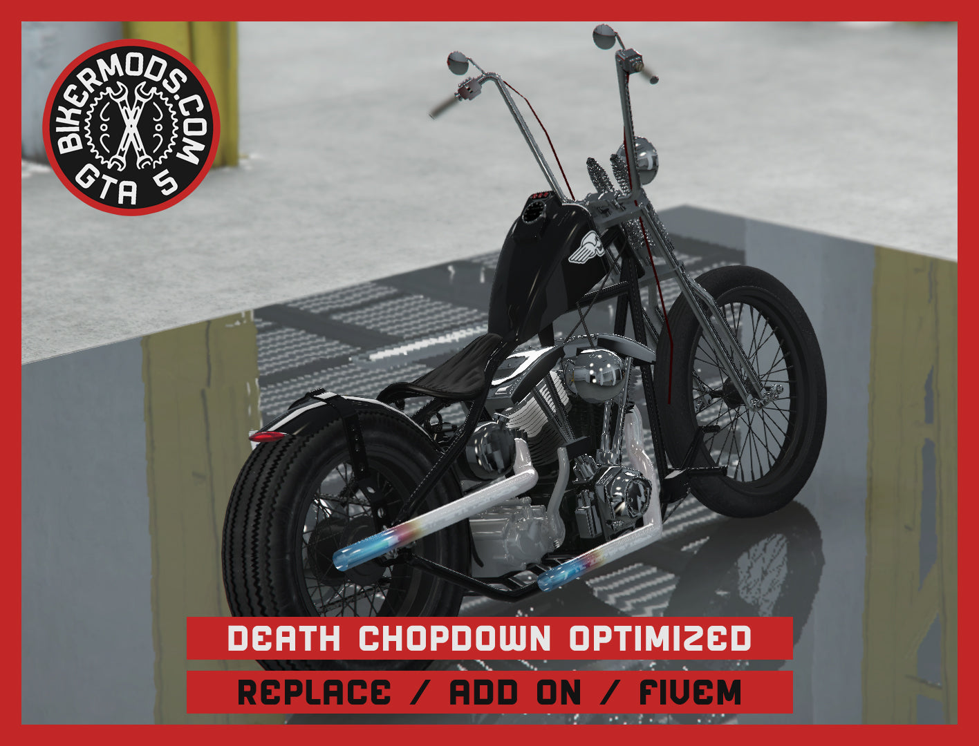 Custom Death Chopdown Optimized (Replace / Add On / FiveM) 241k Poly