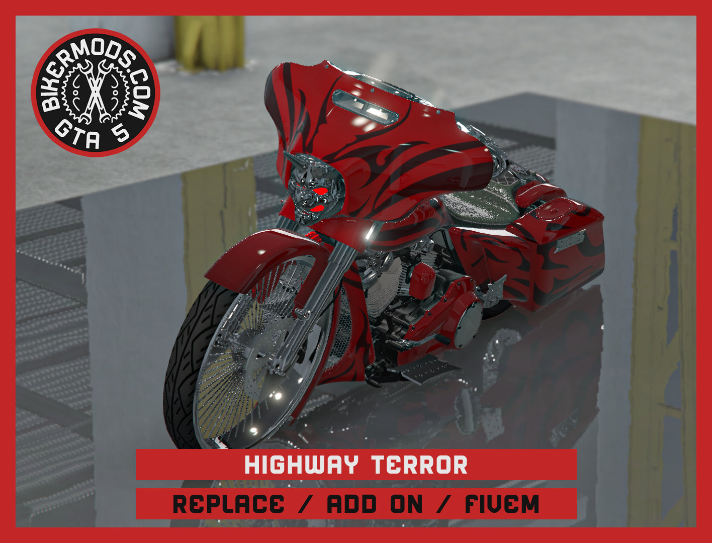 Highway Terror (Replace / Add On / FiveM) 186k Poly