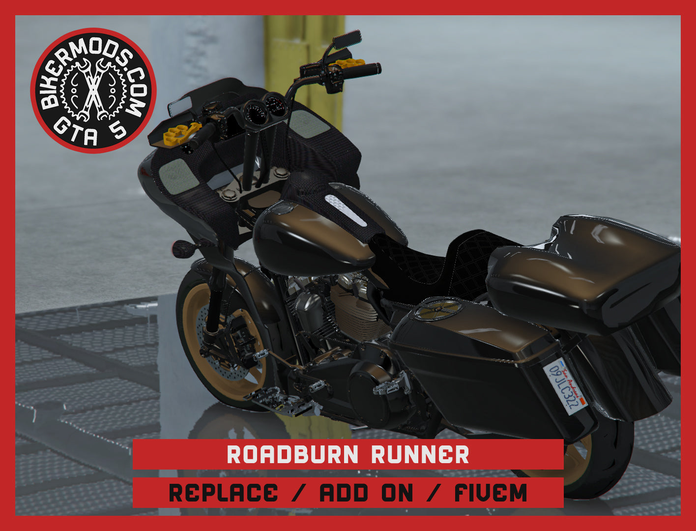 Roadburn Runner Gold Edition (Replace / Add On / FiveM) 301k Poly