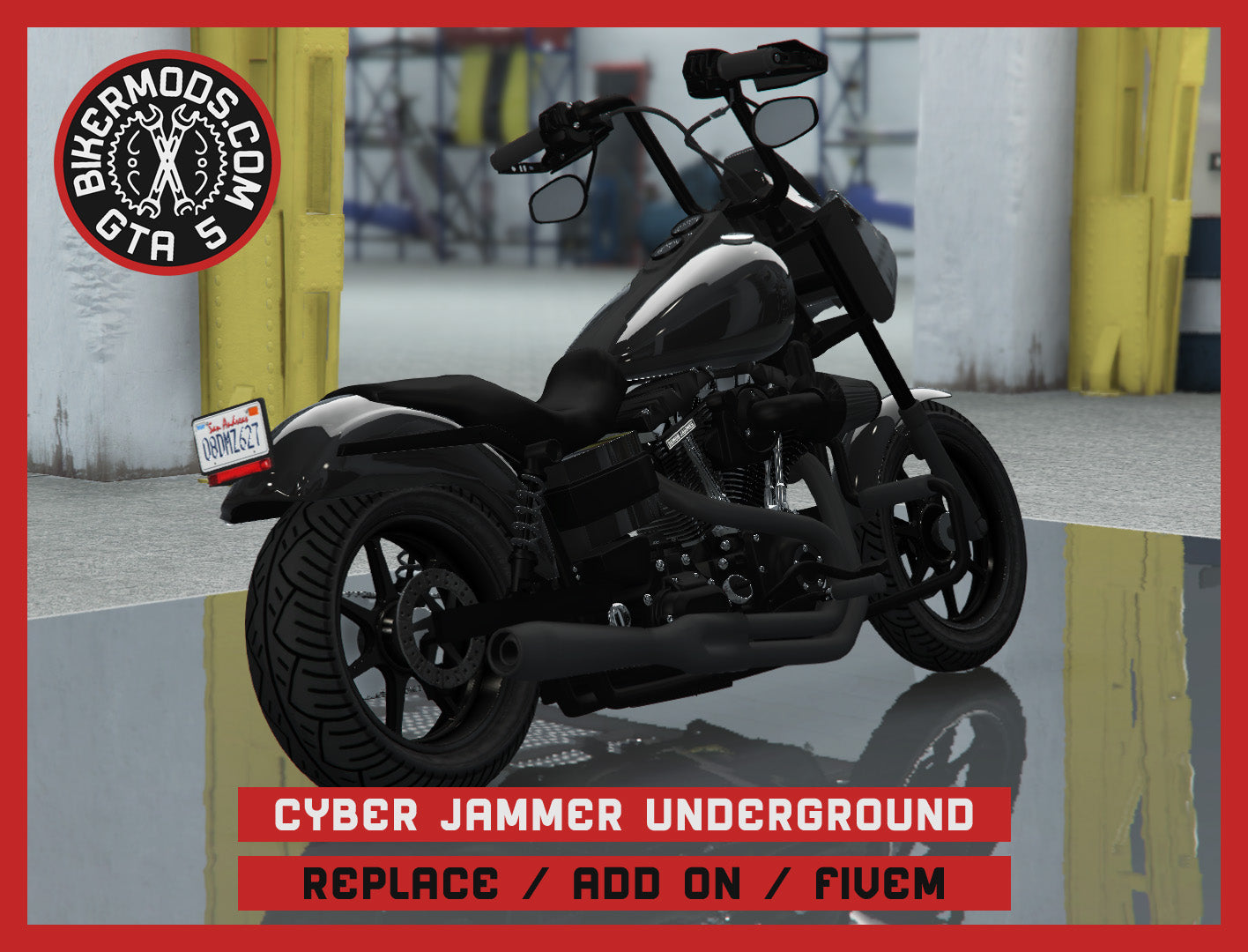 Cyber Demon Jammer Underground - RGB Animated (Replace / Add On / FiveM) 222k Poly