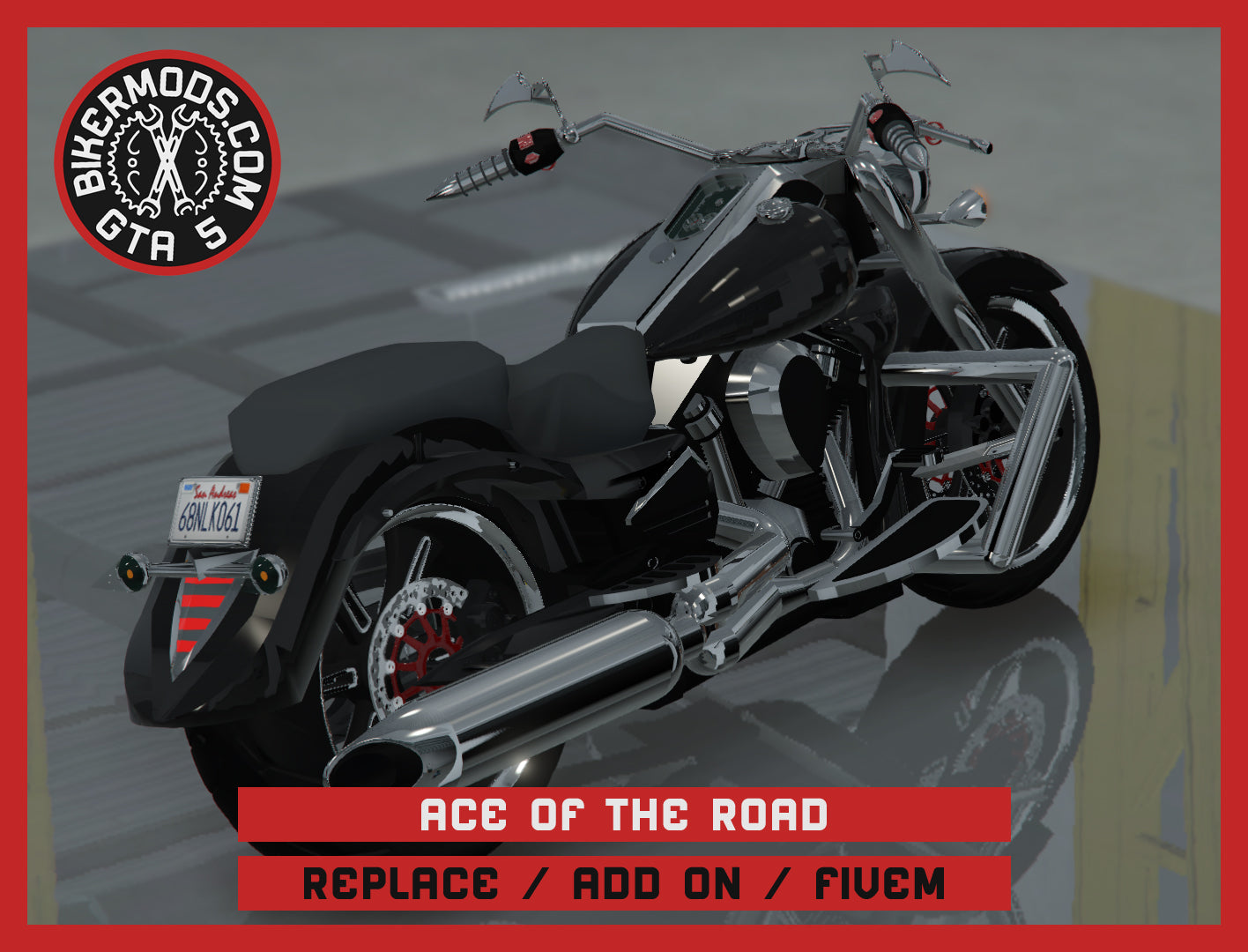 Ace of the Road (Replace / Add On / FiveM) 374k Poly
