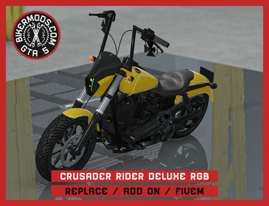Crusader Rider Deluxe Animated RGB (Replace / Add On / FiveM) 135k Poly