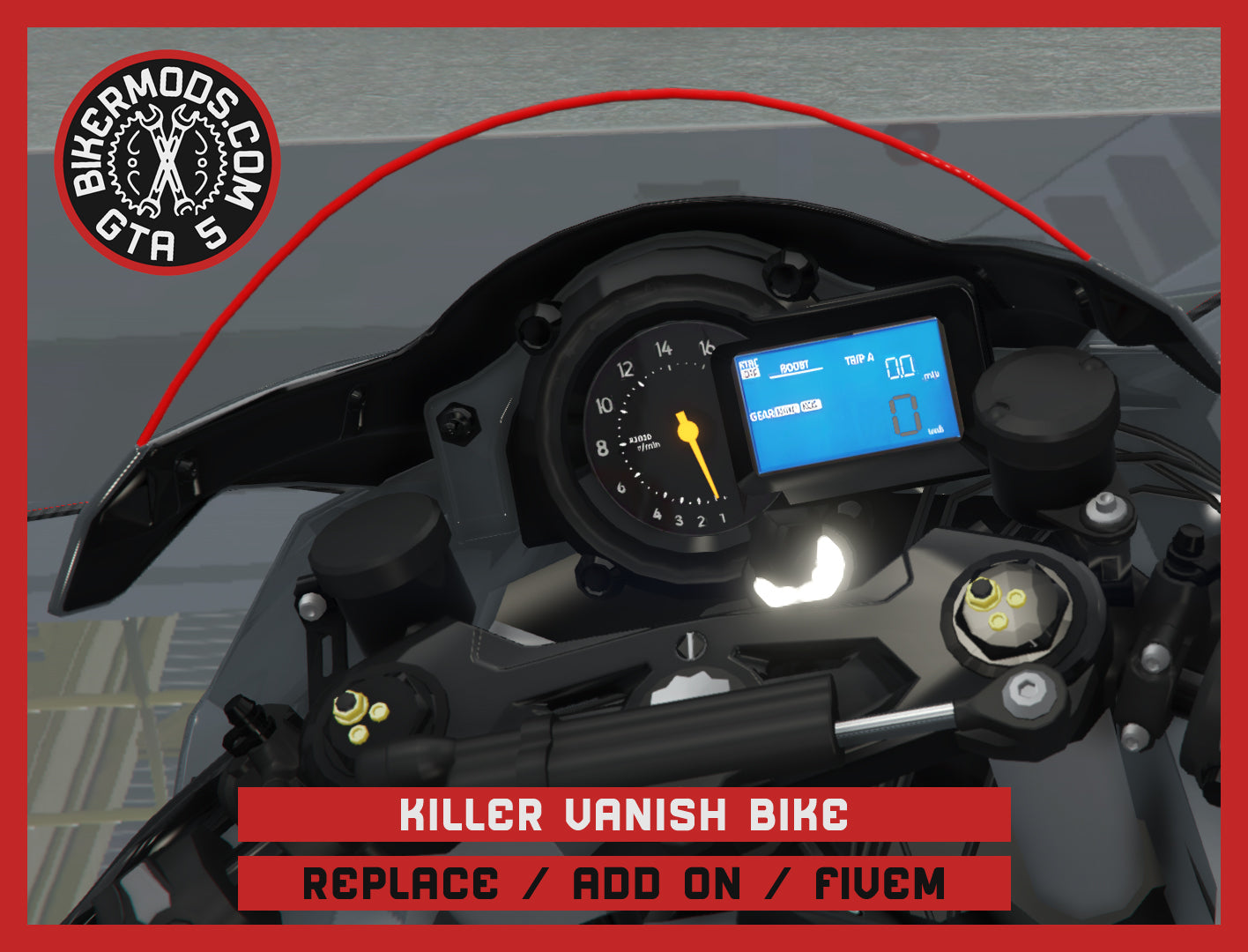 Killer Vanish Bike (Replace / Add On / FiveM) 195k Poly