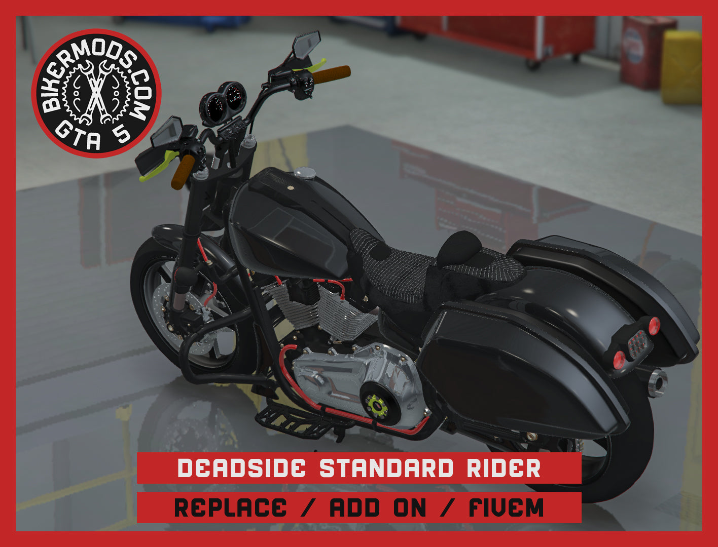 Deadside Standard Rider (Replace / Add On / FiveM) 371k Poly