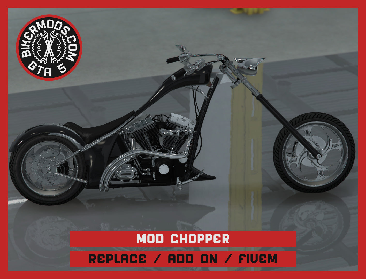 Mod Chopper (Replace / Add On / FiveM) 97k Poly