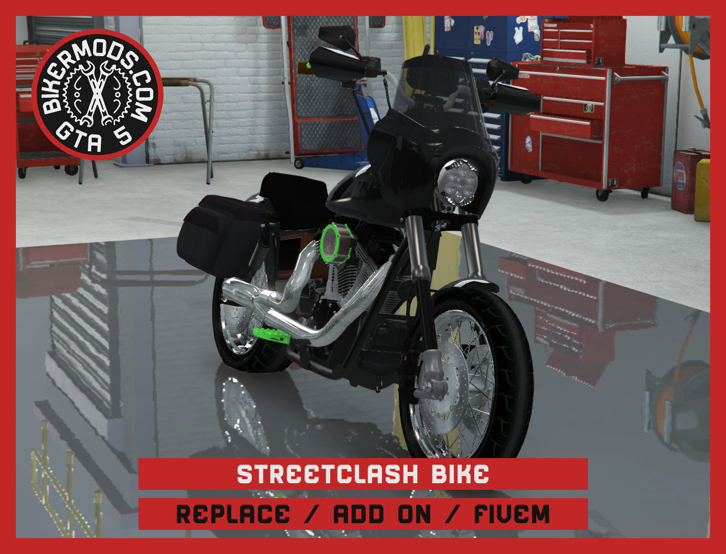 Streetclash Bike (Replace / Add On / FiveM) 396k Poly