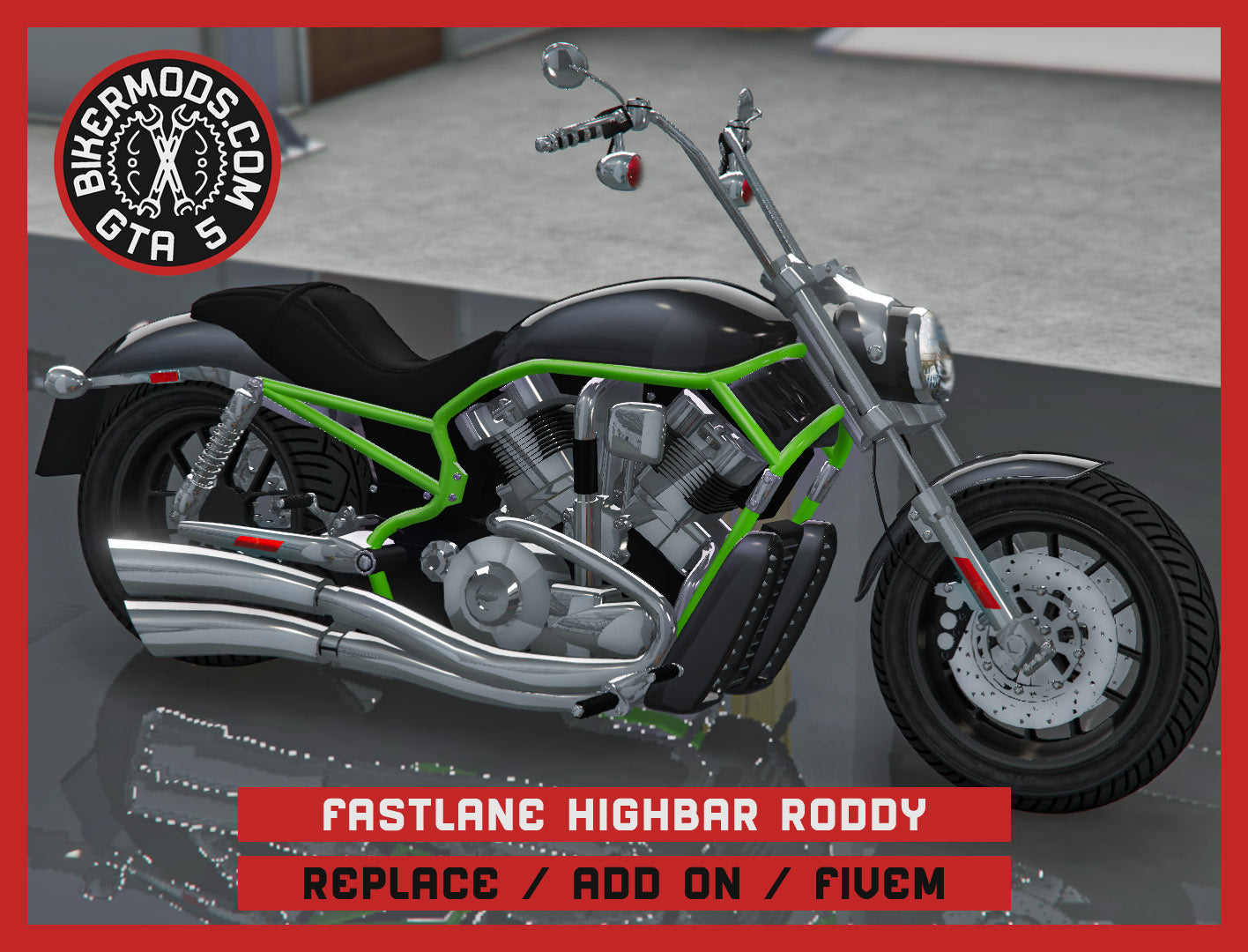 Fastlane Highbar Roddy (Replace / Add On / FiveM) 60k Poly