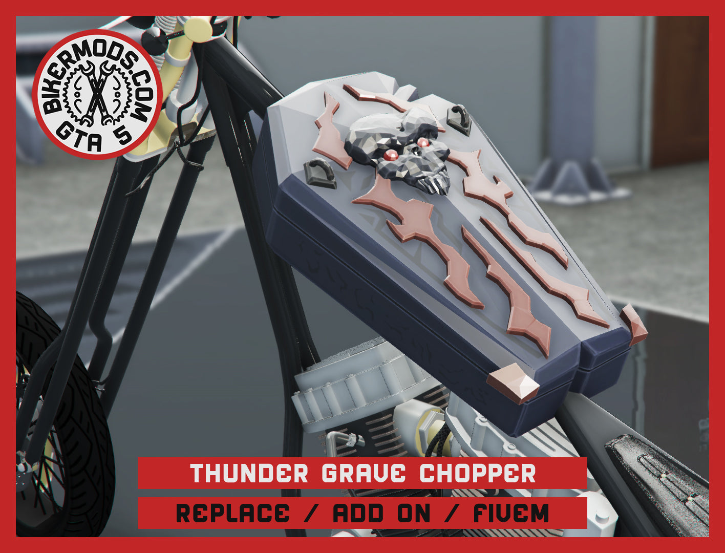 Thunder Grave Chopper (Replace / Add On / FiveM) 231k Poly