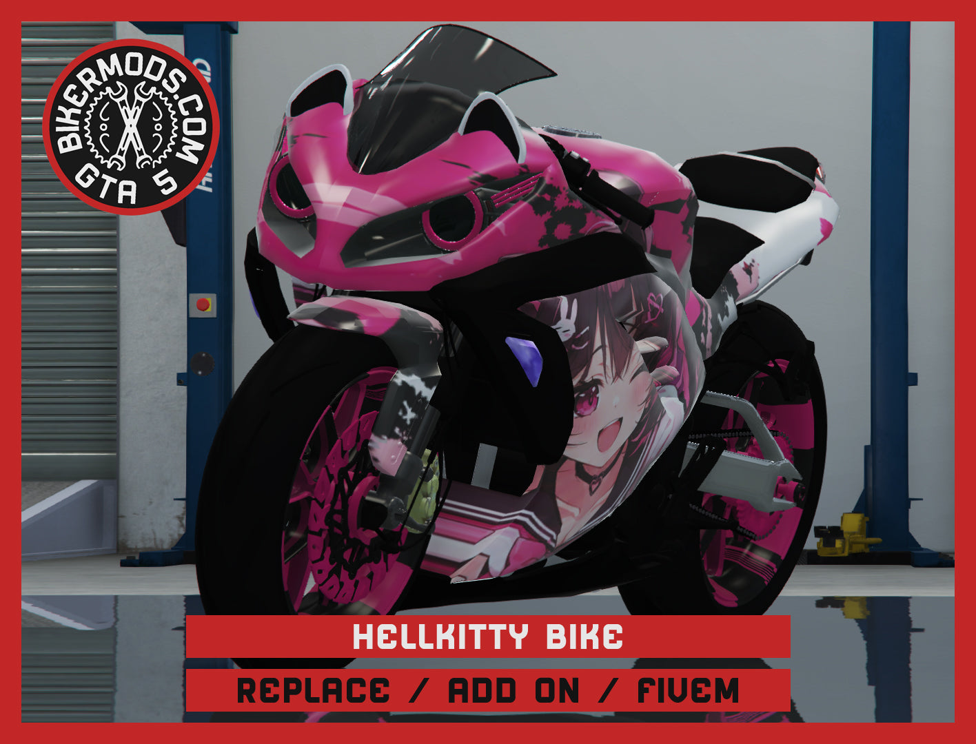 Hellkitty Bike (Replace Add On FiveM) 396k Poly