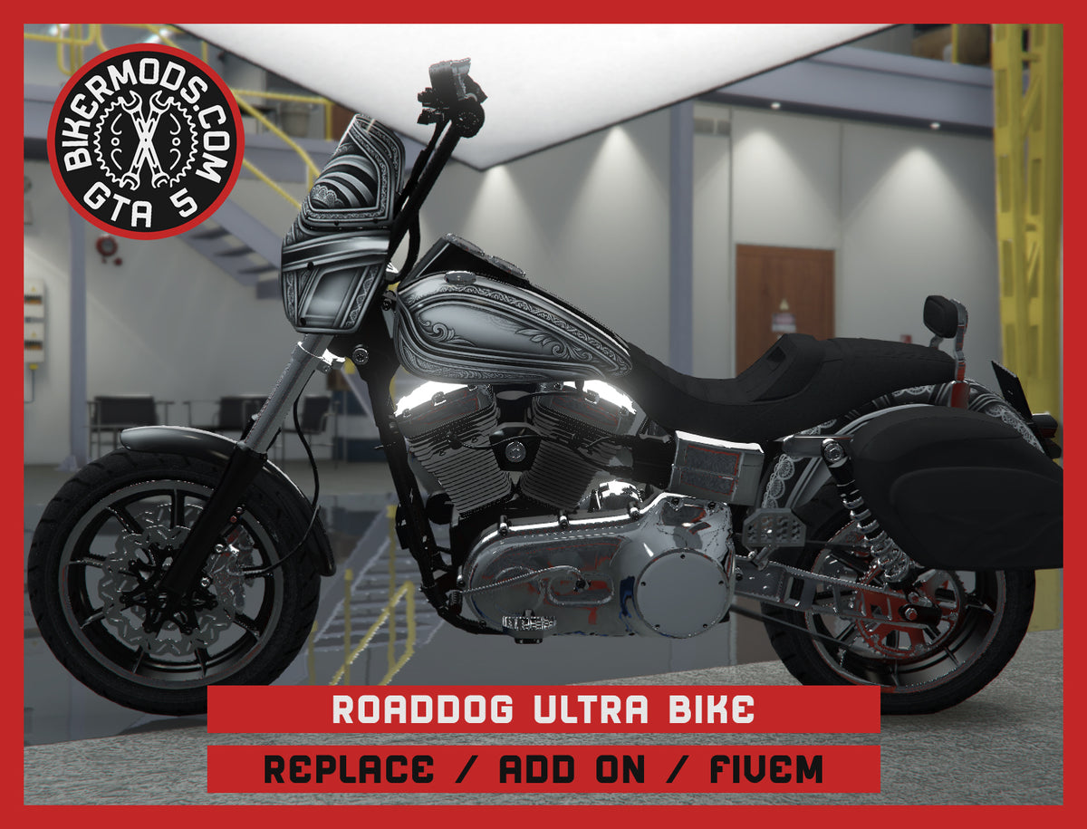 RoadDog Ultra Bike (Replace / Add On / FiveM) 436k Poly