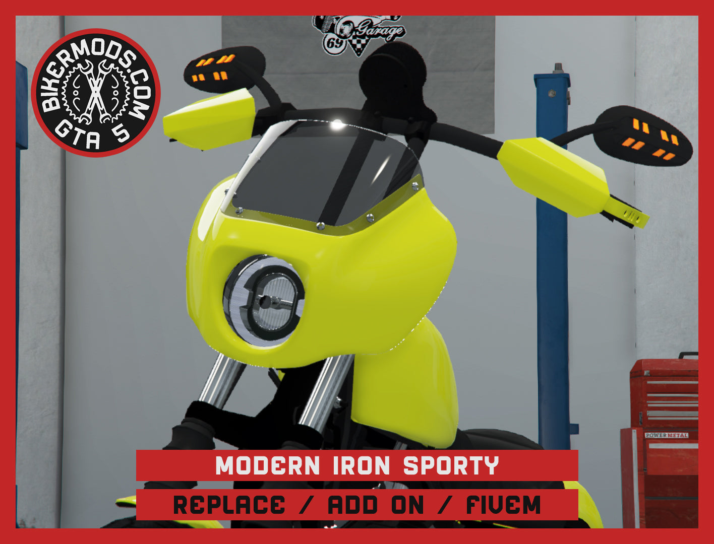 Modern Iron Sporty (Replace / Add On / FiveM) 180k Poly
