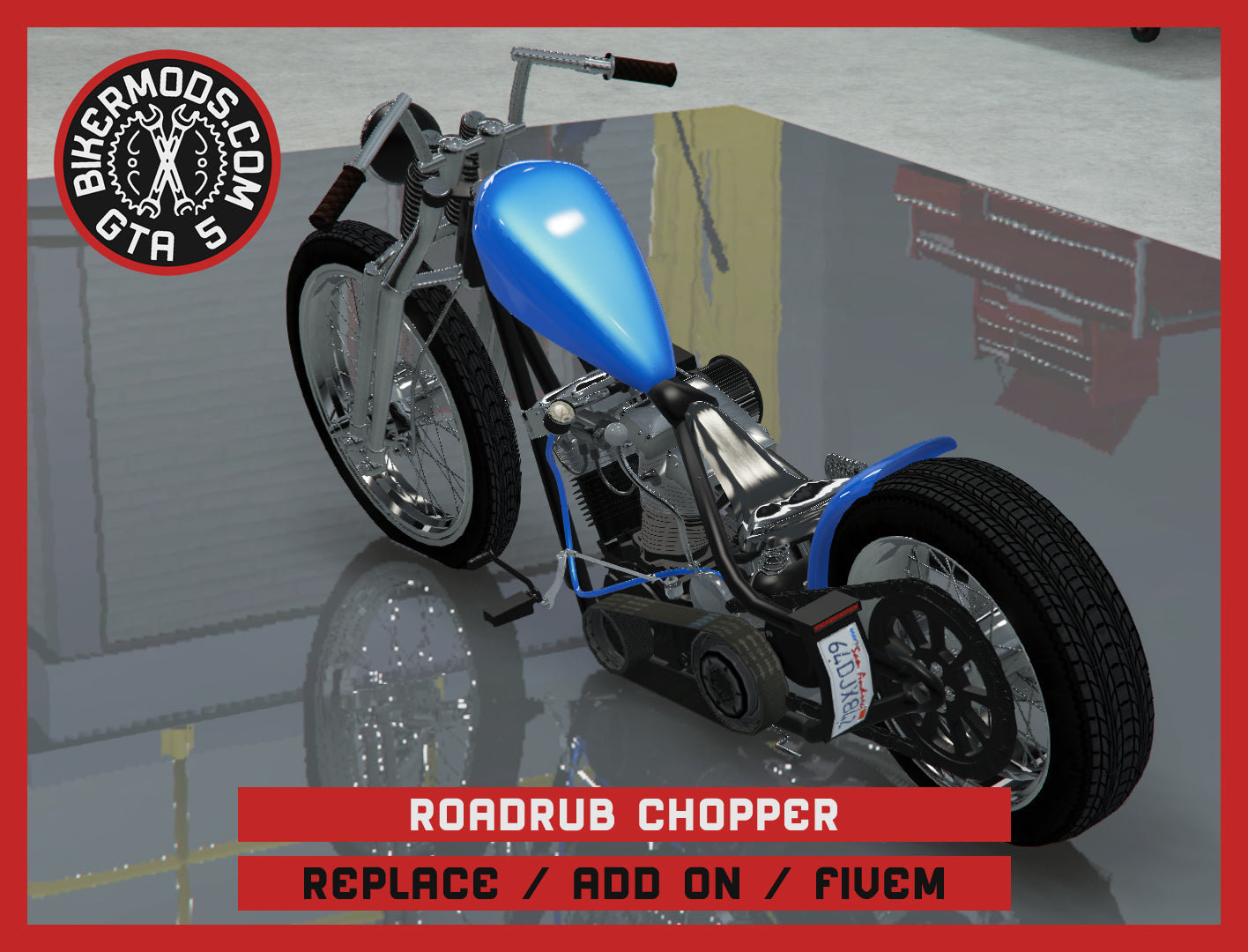 Roadrub Chopper (Replace / Add On / FiveM) 393k Poly