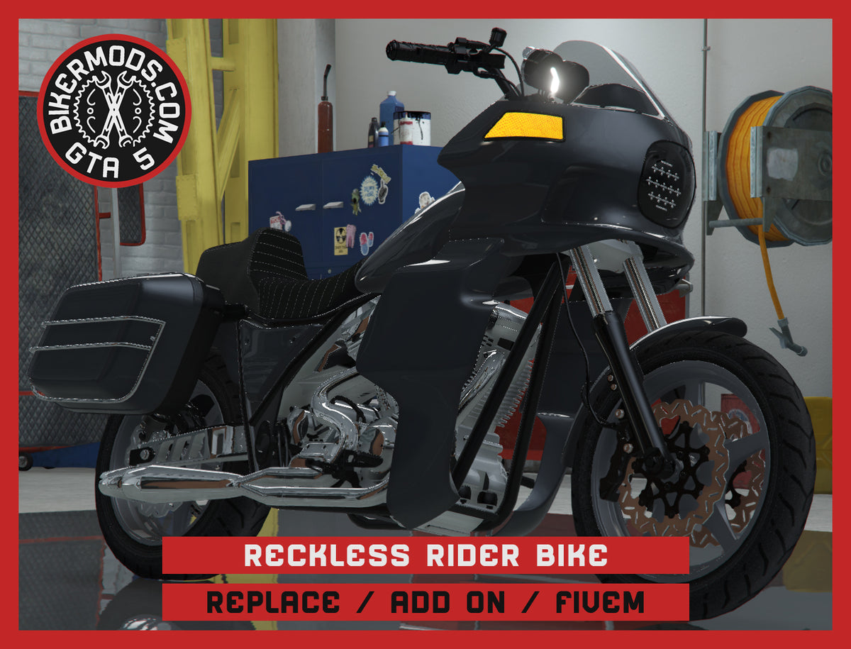 Reckless Rider Bike (Replace / Add On / FiveM) 340k Poly
